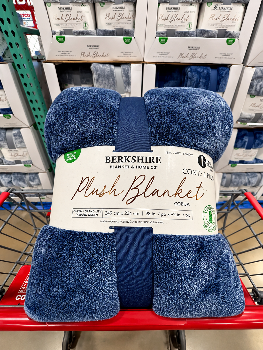 🛏️ Berkshire Plush Blanket Cobija Queen 249 × 234 cm