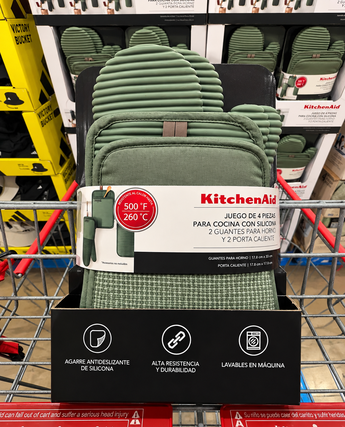 🧤 KitchenAid Juego de Cocina con Silicona 4 piezas